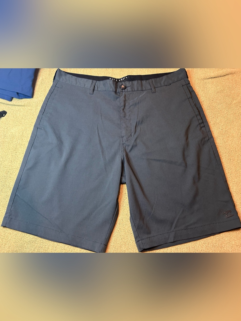 Billabong Men's Charcoal Flat Front Performance Shorts